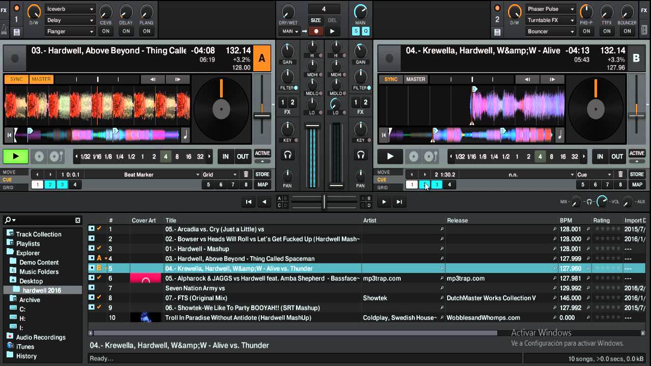 Mezclando con TRAKTOR Electronica