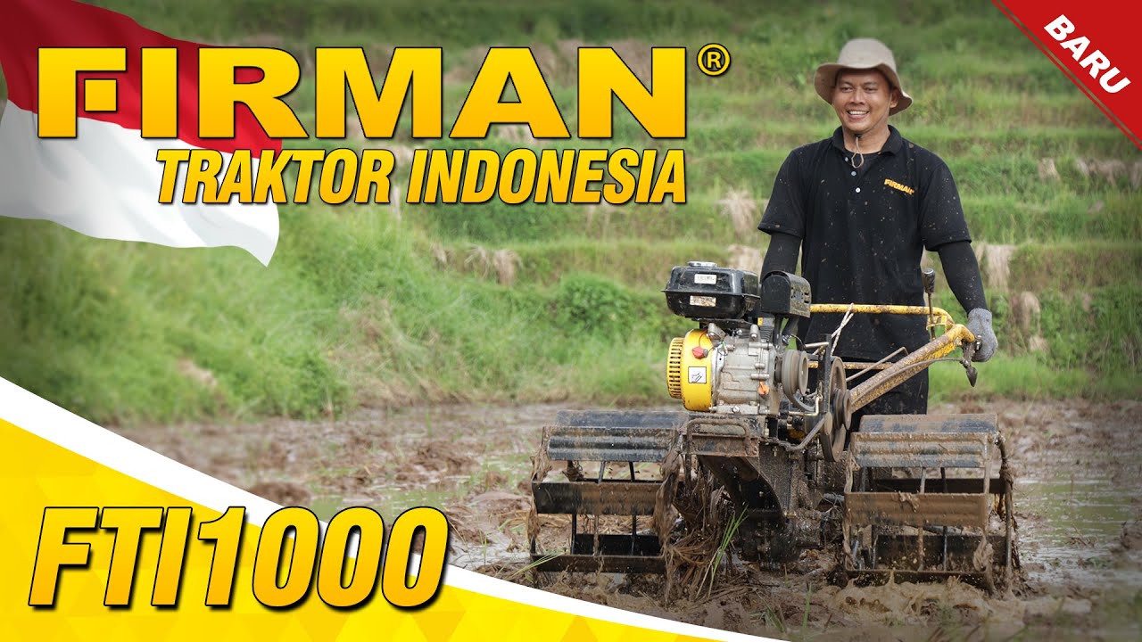 TRAKTOR SAWAH MINI / Hand Traktor Mini FIRMAN FTI1000 | Solusi Petani Indonesia!!
