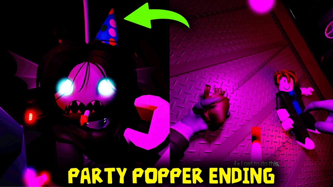 PRESSURE : Secret Party Popper Ending - Sebastian's pov VS Player's pov [ROBLOX]