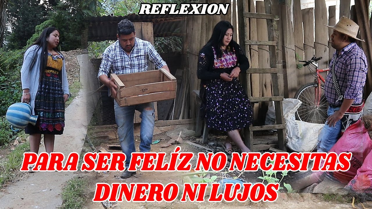 PARA SER FELIZ NO NECESITAS DINERO NI LUJOS Reflexion...