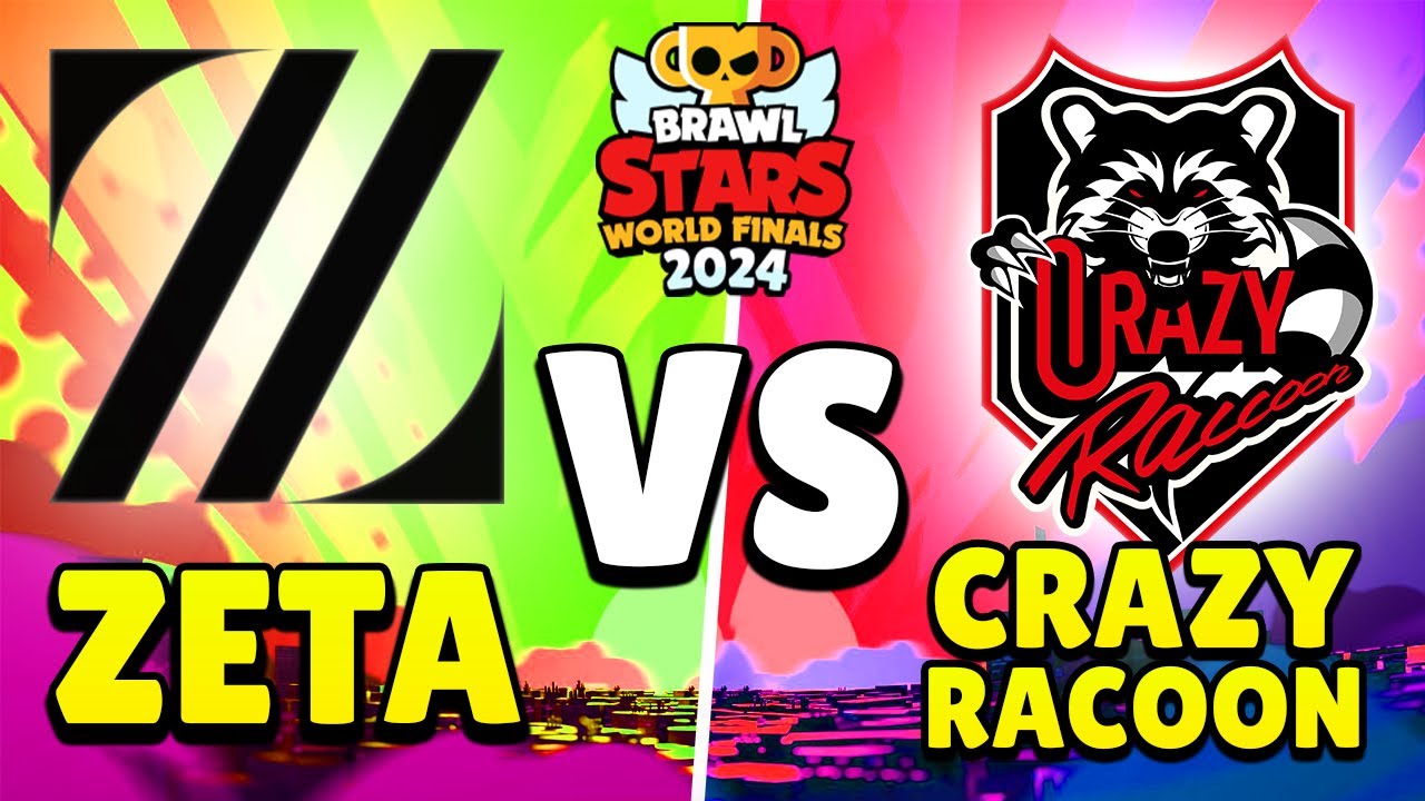 ZETA DIVISION VS CRAZY RACOON *CAŁY MECZ* PO POLSKU!🔥BRAWL STARS WORLD FINALS🔥