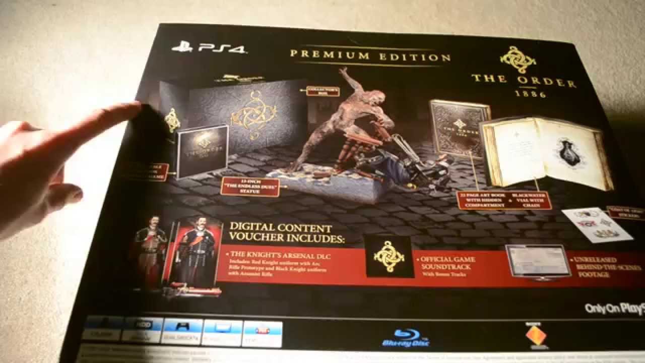 The Order: 1886 Premium Edition Unboxing PS4 NTSC