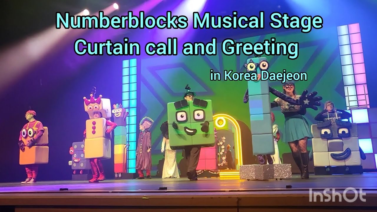 Numberblocks musical stage in Korea Daejeon (넘버블럭스 뮤지컬 대전)