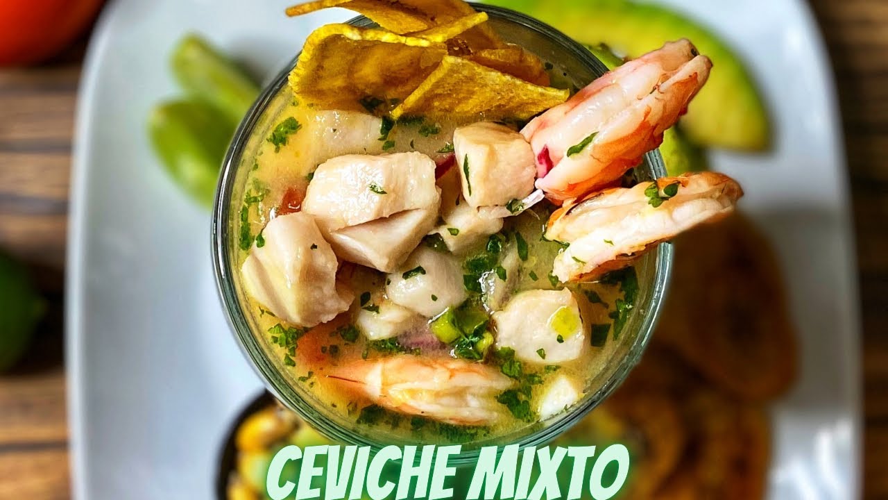 Ceviche mixto Ecuatoriano