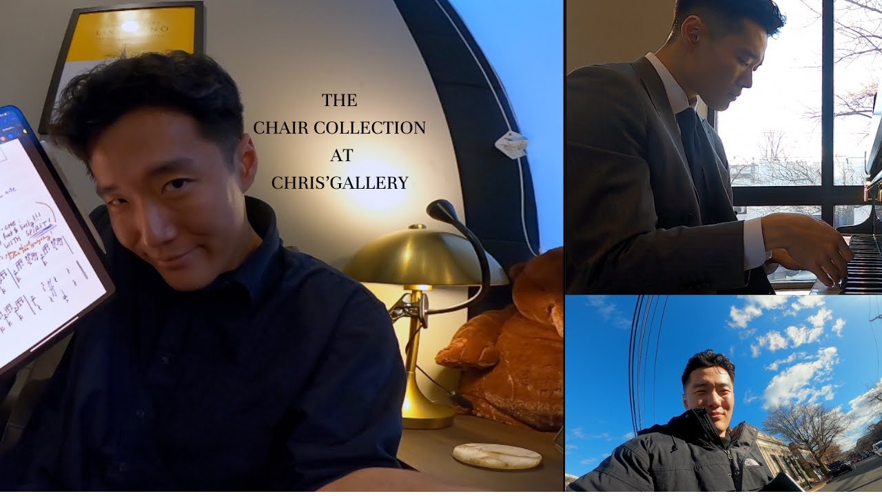 VLOG, Avant Garde Piano: Chris plays his collection for you (his Chair Collection)