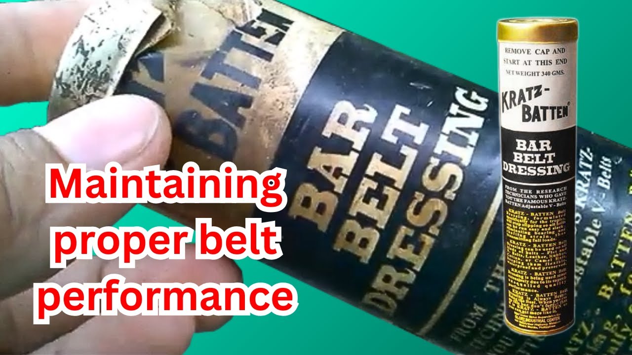The Perfect Fix for Rubber Belts