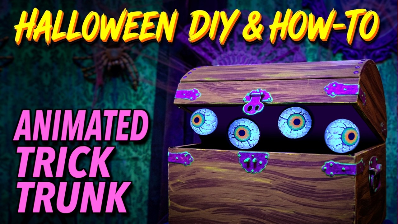 Animated Trick Trunk Eye Chest | DIY HALLOWEEN Prop How-To Tutorial