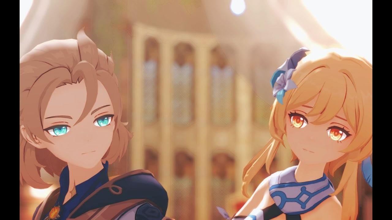 【Genshin Impact MMD/4K/60FPS】Albedo & Lumine【Cantarella】