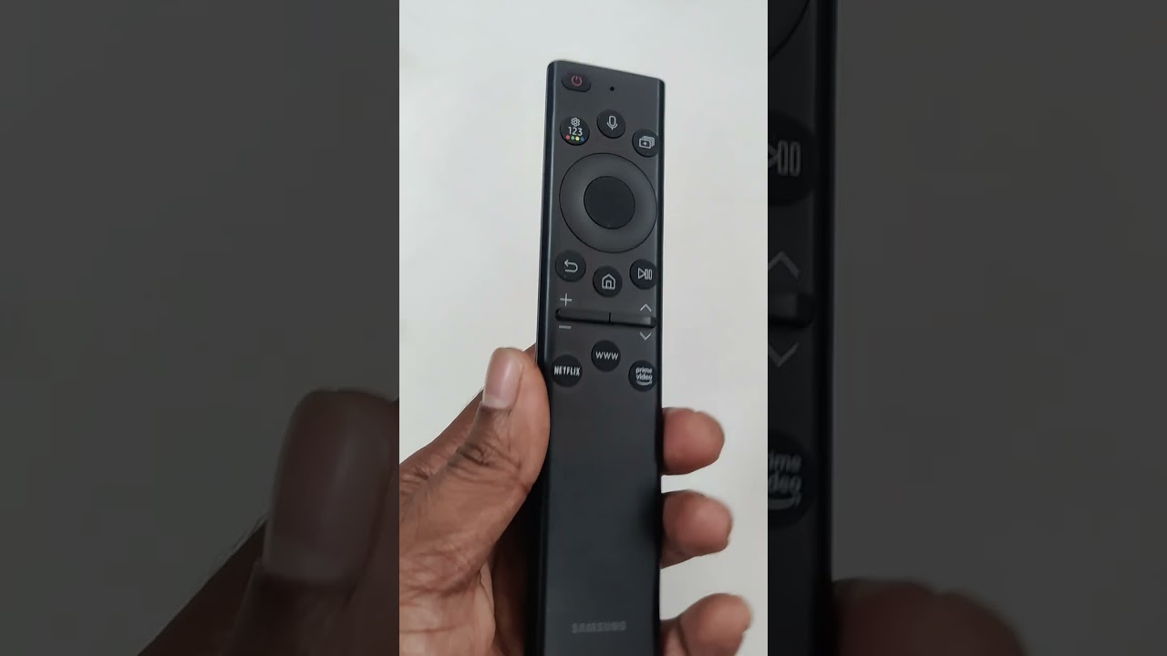 Samsung voice control Solar cell remote for QLED TV. #Samsung #samsungqledtv#solarcellremote