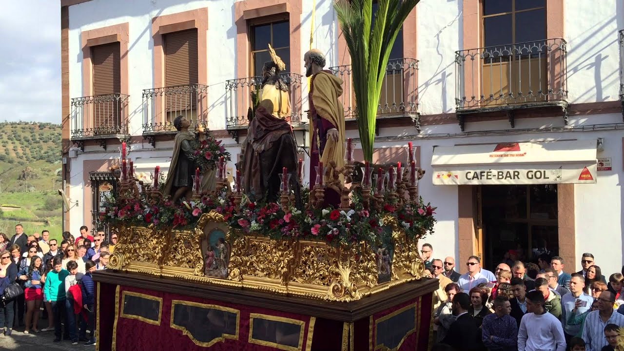 Salida de la borriquita Montoro Domingo de Ramos 2016