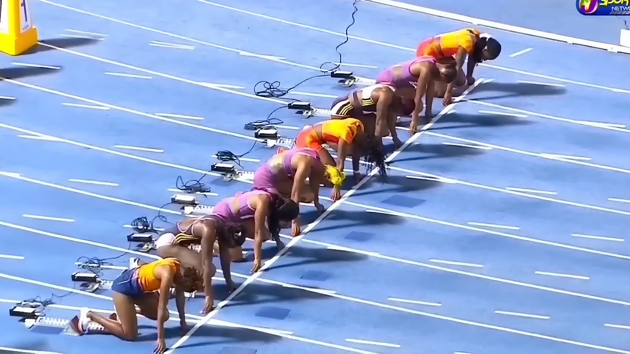The Insane Women's 100m Shelly-Ann Fraser-Pryce Crushed Tina Clayton And Natasha Morrison