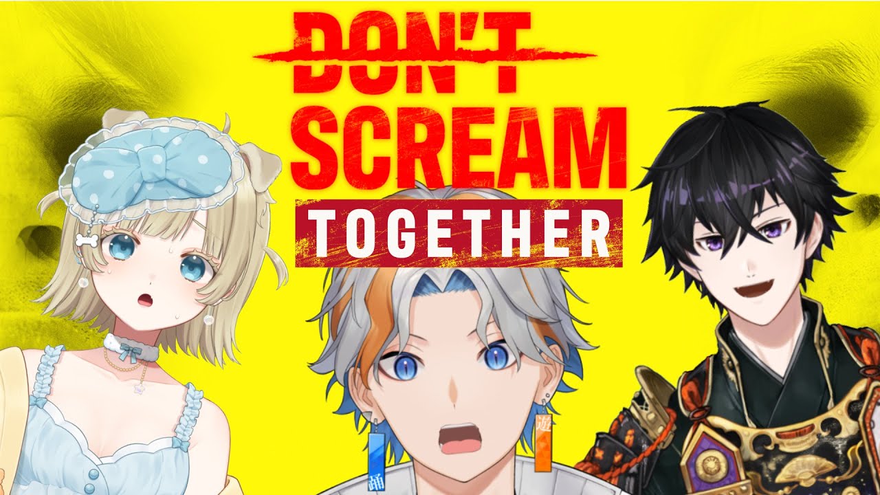 【 #dontscreamtogether  】 / 叫んだら驚かす側に...？へぇ～😏 w/ 向葵まめ・君紀 [ #Vtuber / TAkez0 ]