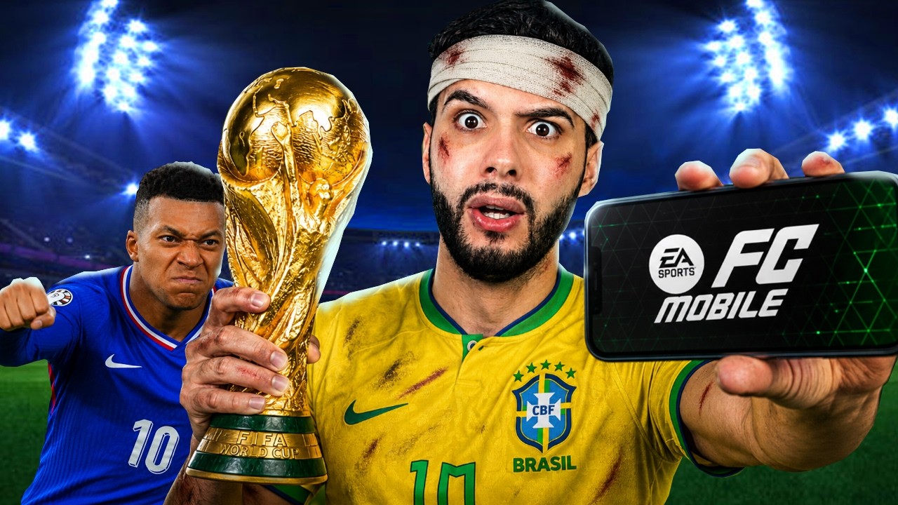 GANHEI A COPA DO MUNDO NO FC MOBILE, MAS FUI HUMILHADO 10X...