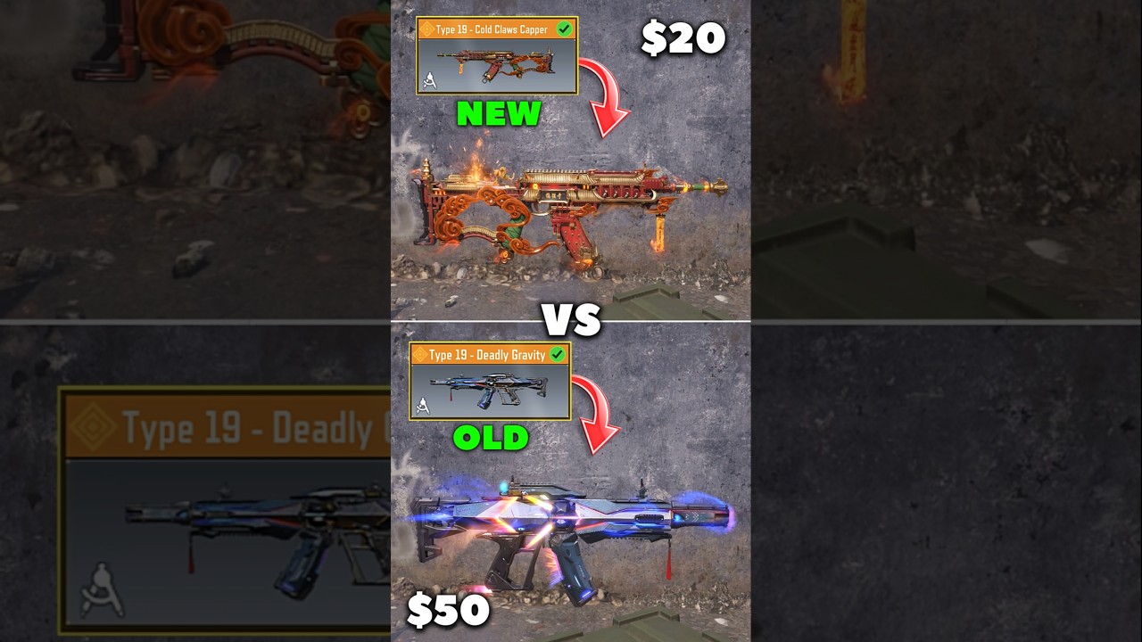 New vs Old Legendary Type 19 in CODM