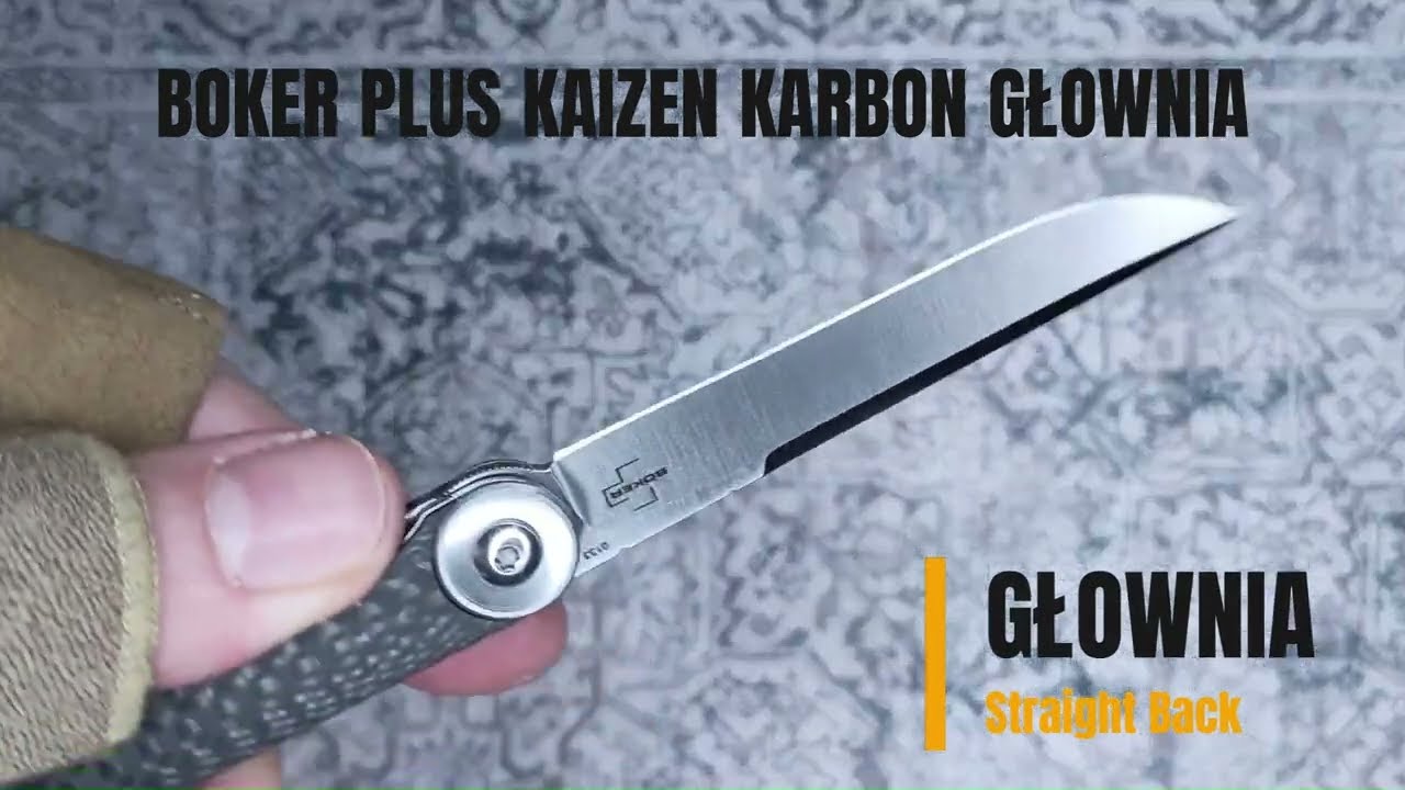 Boker Plus Kaizen Carbon. N&oacute;ż EDC, a może Gentleman Folder? Kr&oacute;tka specyfikacja i testy.
