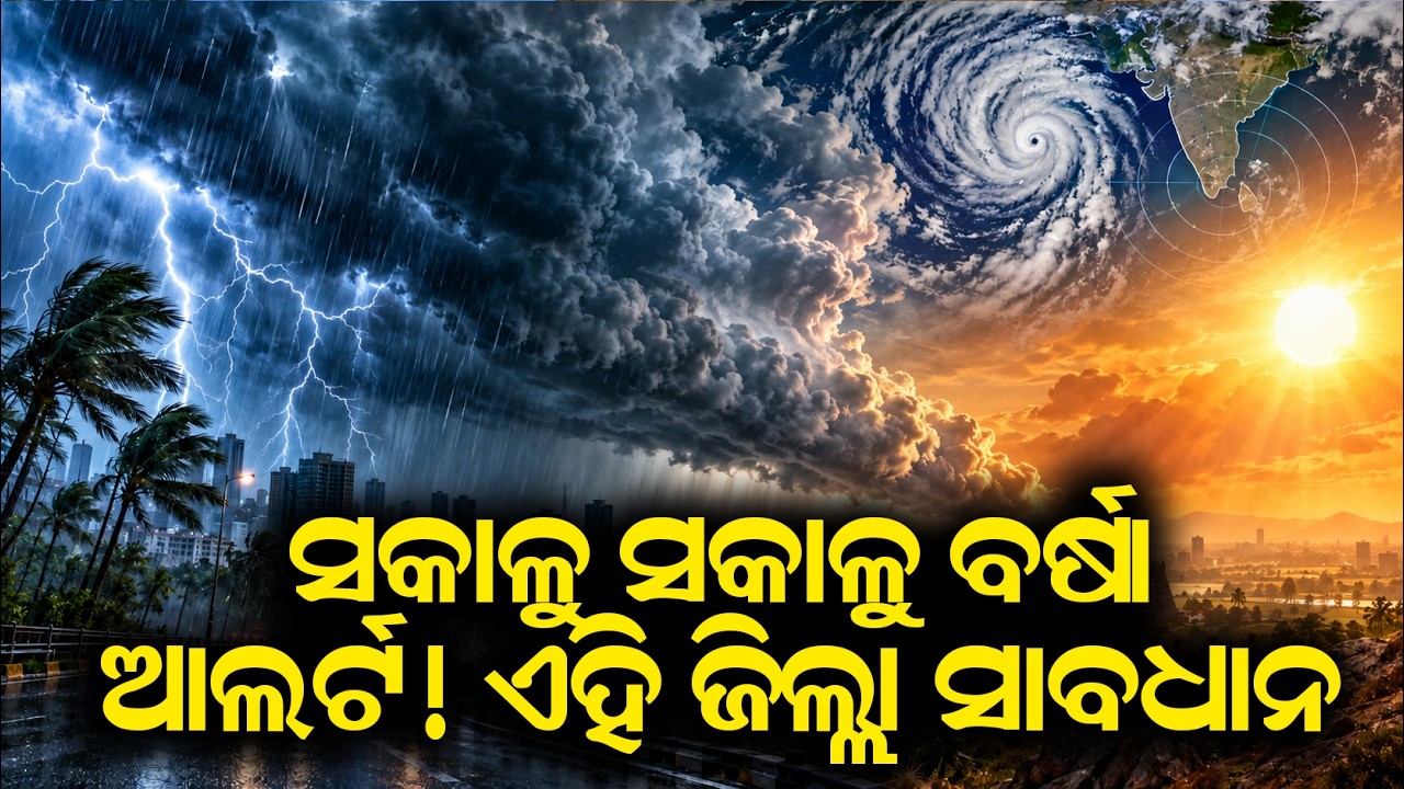 ଏହି ଜିଲ୍ଲା ସାବଧାନ ! Heavy Rain Alert | low pressure | Odisha Weather news | Odia News |