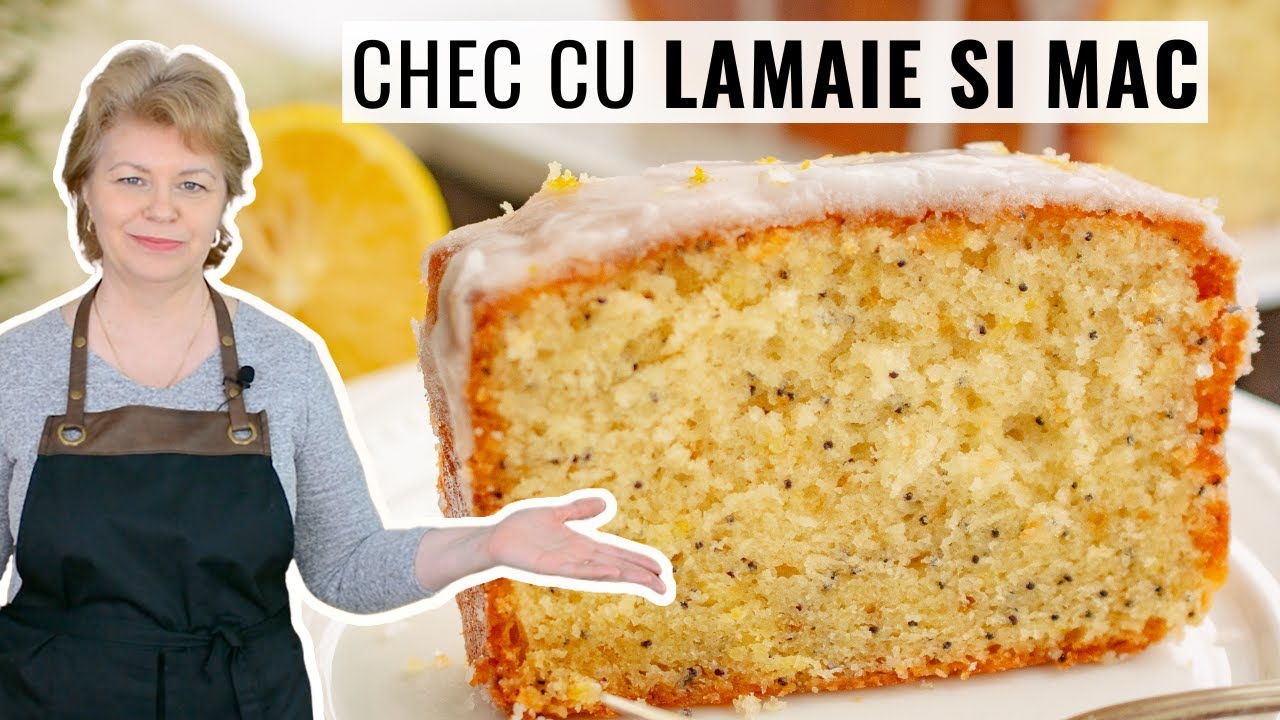 🍋 Așa arată CHECUL PERFECT! Chec cu lămâie și mac - rețeta lui Yotam Ottolenghi.