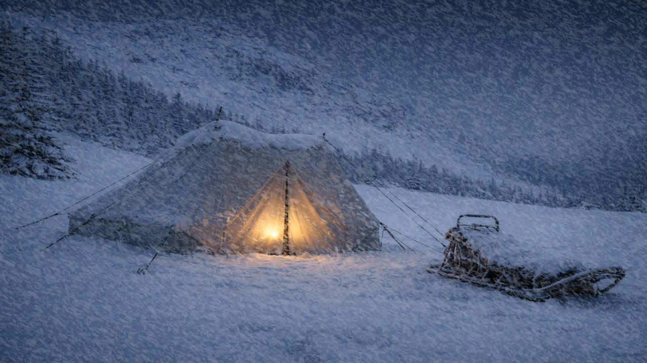 Blizzard Sounds for Sleep, Relax | Winter Storm, Snow Ambience - Heavy Howling Blizzard Sounds