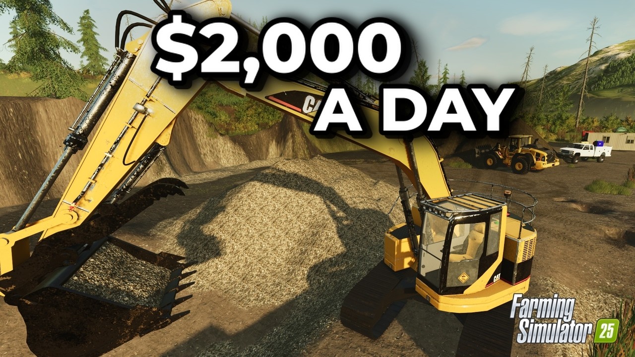 We're Paying $2,000 A DAY...This Gold Mine HAS To Work! | FS25 The Broke Claim