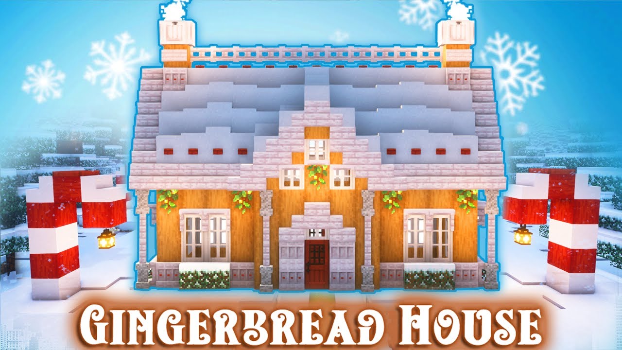 Учебник по пряничному домику 🎄☃️🎁 Рождественский учебный курс Minecraft ❄️☕