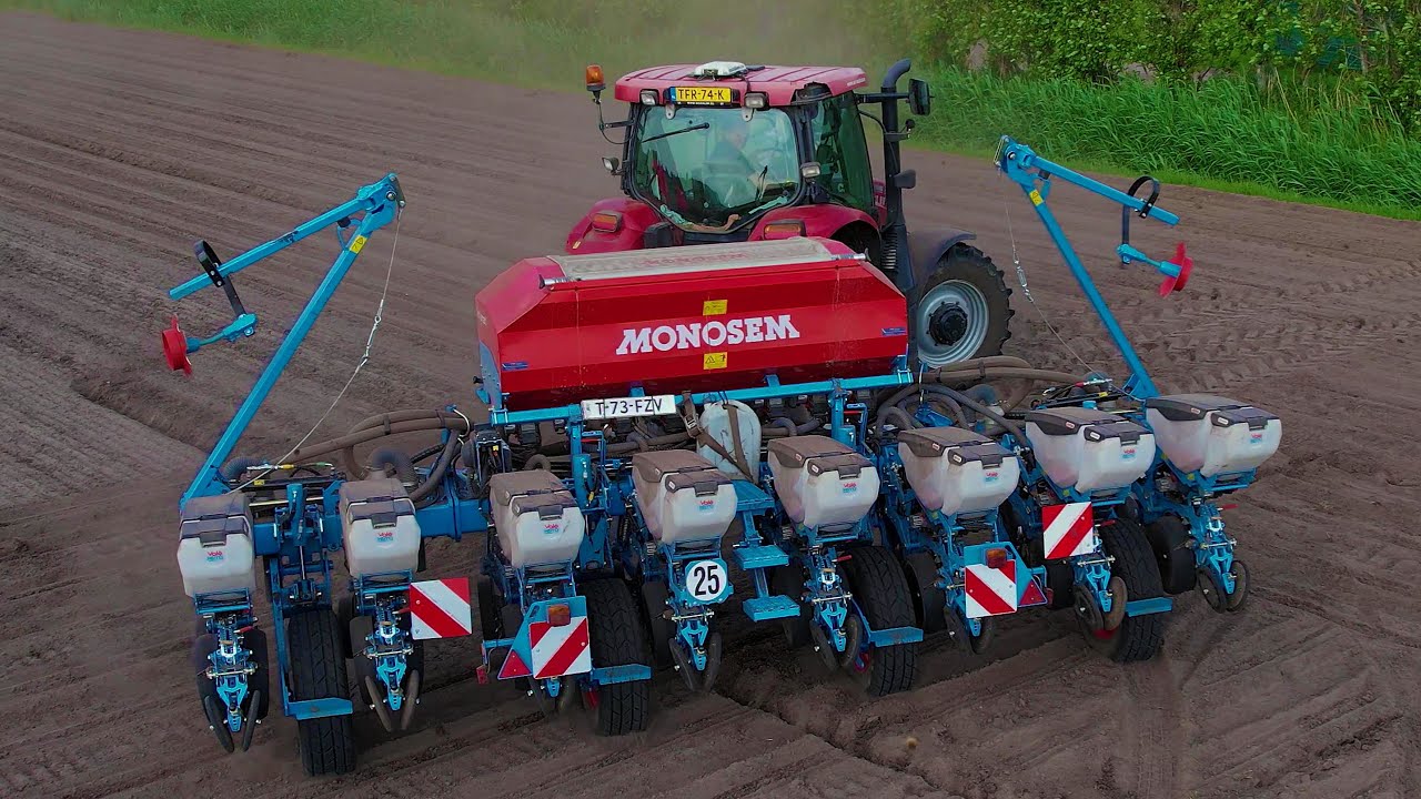 Mais zaaien | Drilling corn | Case IH | Monosem  | ValoTerra | Mais säen | Maize drilling