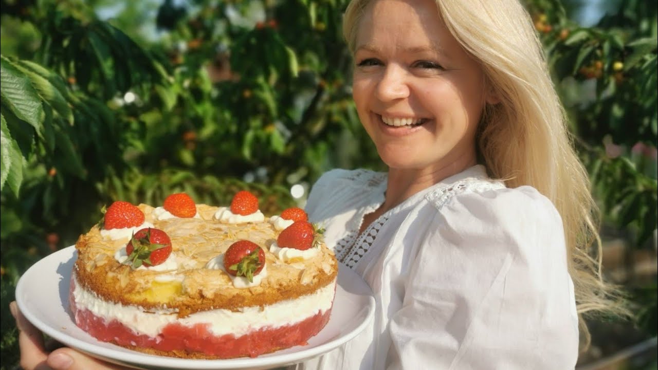 Erdbeertorte vom Feinsten! Jeder wollte das Rezept davon!