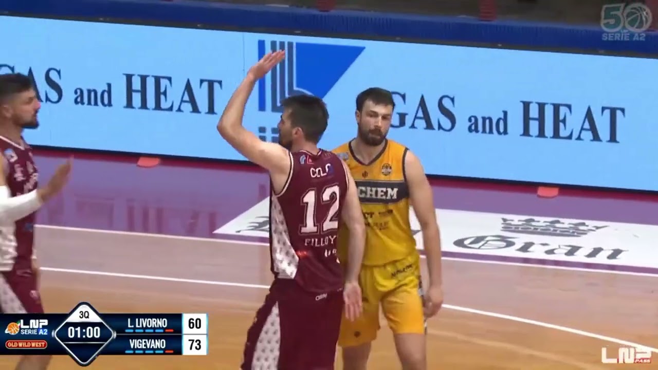 INFERNO AMARANTO A LIVORNO! Libertas Livorno - Elachem Vigevano | Gara 2 Playout Serie A2 2024/25