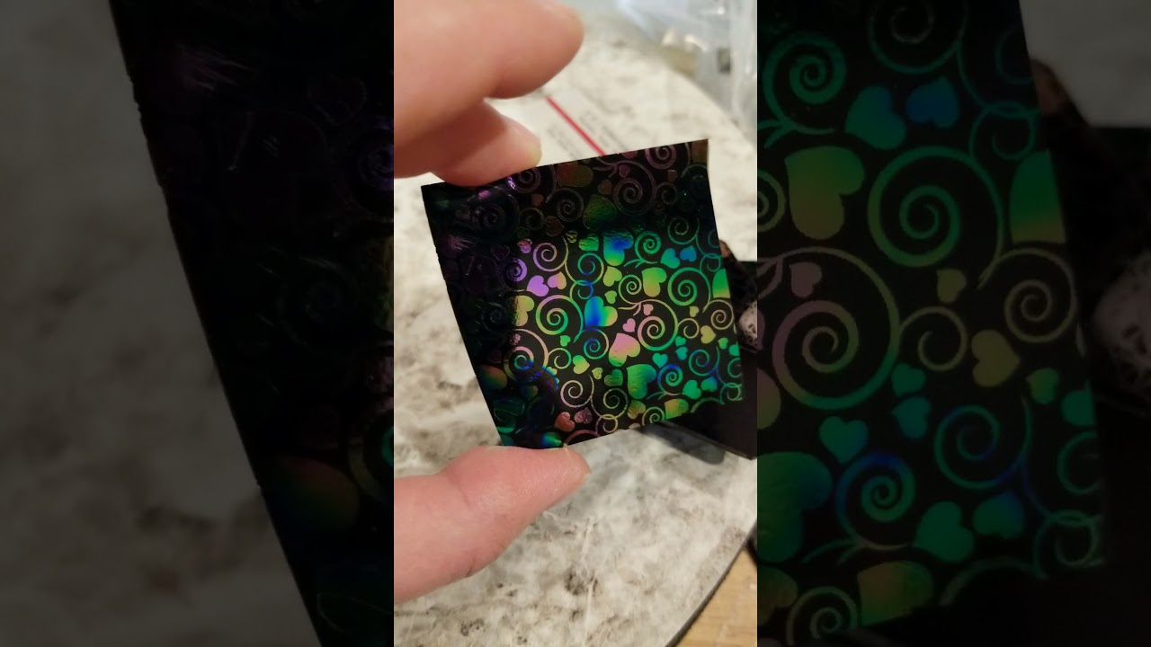 Dichroic Glass Reflection - Black Thin Coe 90