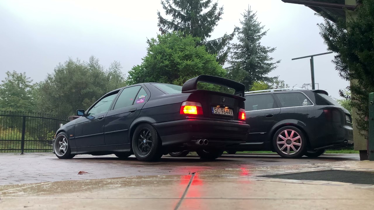 BMW E36 2.5 pops & bangs