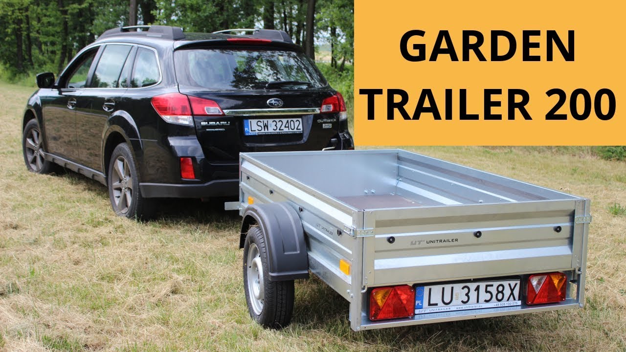 Garden Traler 200 Unitrailer GVW : 750 kg