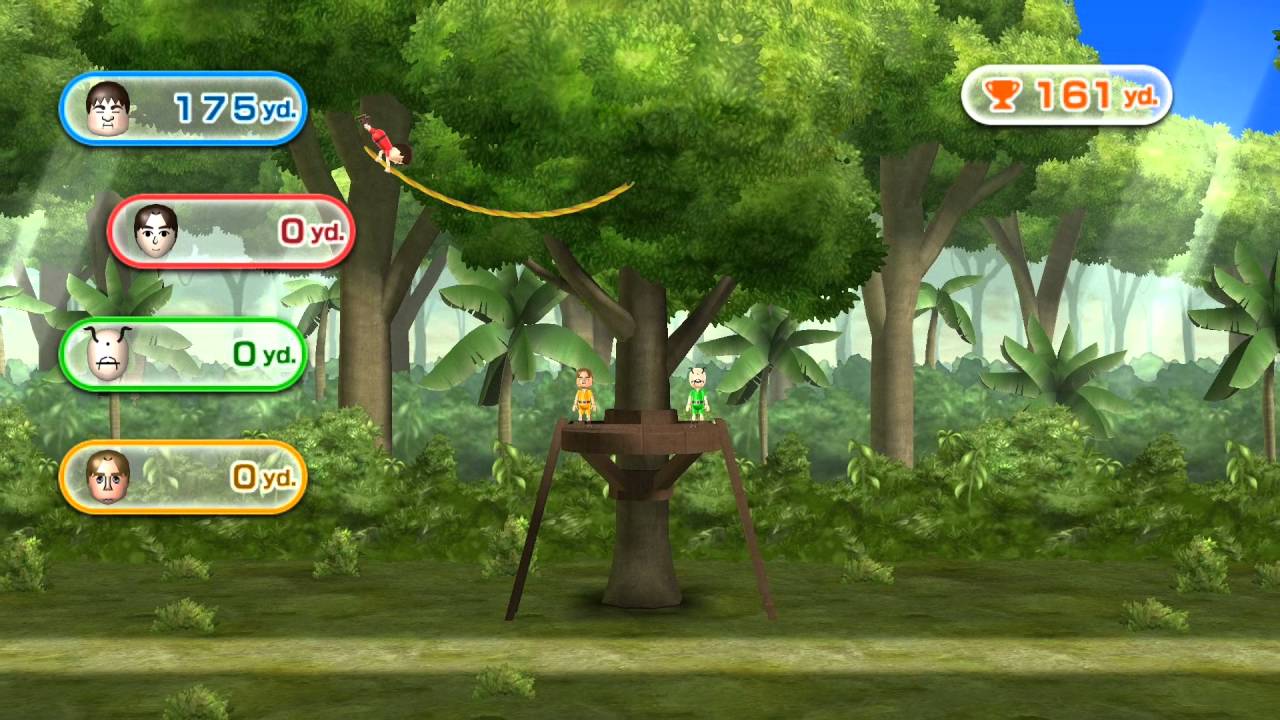 Wii Party minigame: Rope Sling 60fps