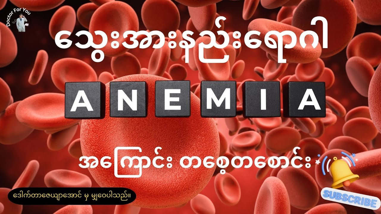 သွေးအားနည်းရောဂါ ( Anaemia ) အကြောင်း တစေ့တစောင်း