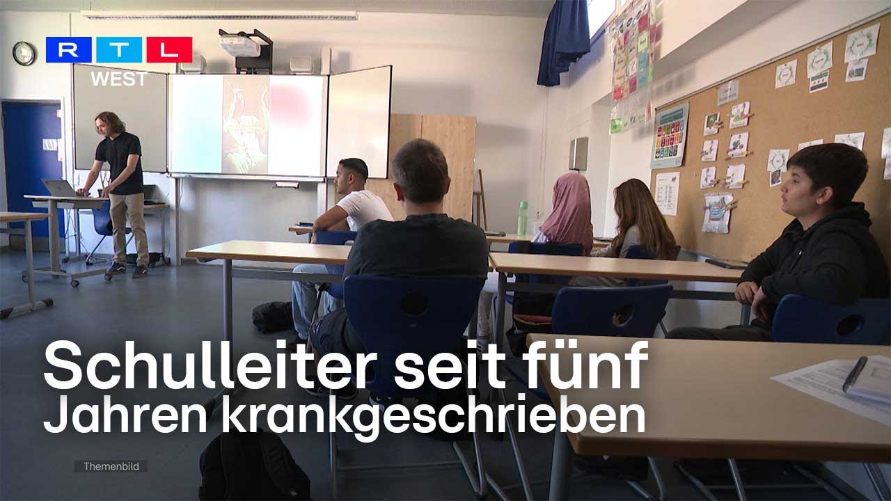 Schulleiter seit fünf Jahren krankgeschrieben - Bezirksregierung Düsseldorf unter Druck | RTL WEST
