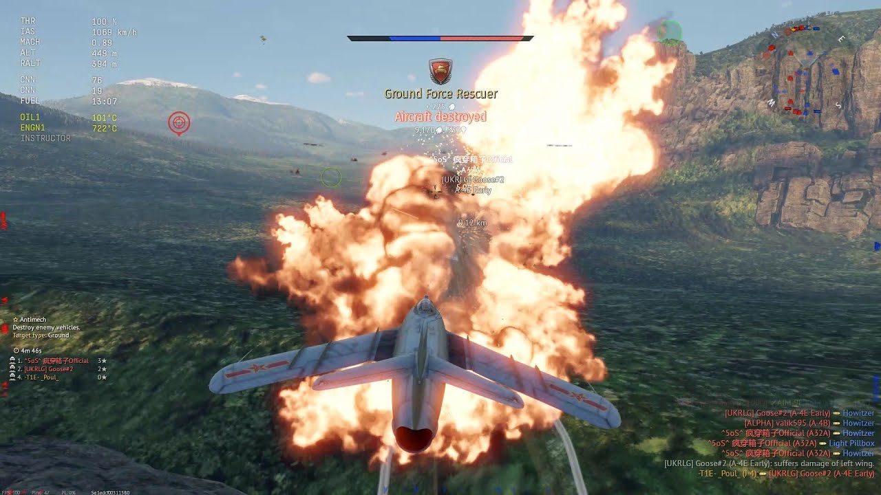 War Thunder; J-4; These low-velocity guns can be learned, but I’m not a fan of them; Air Realistic