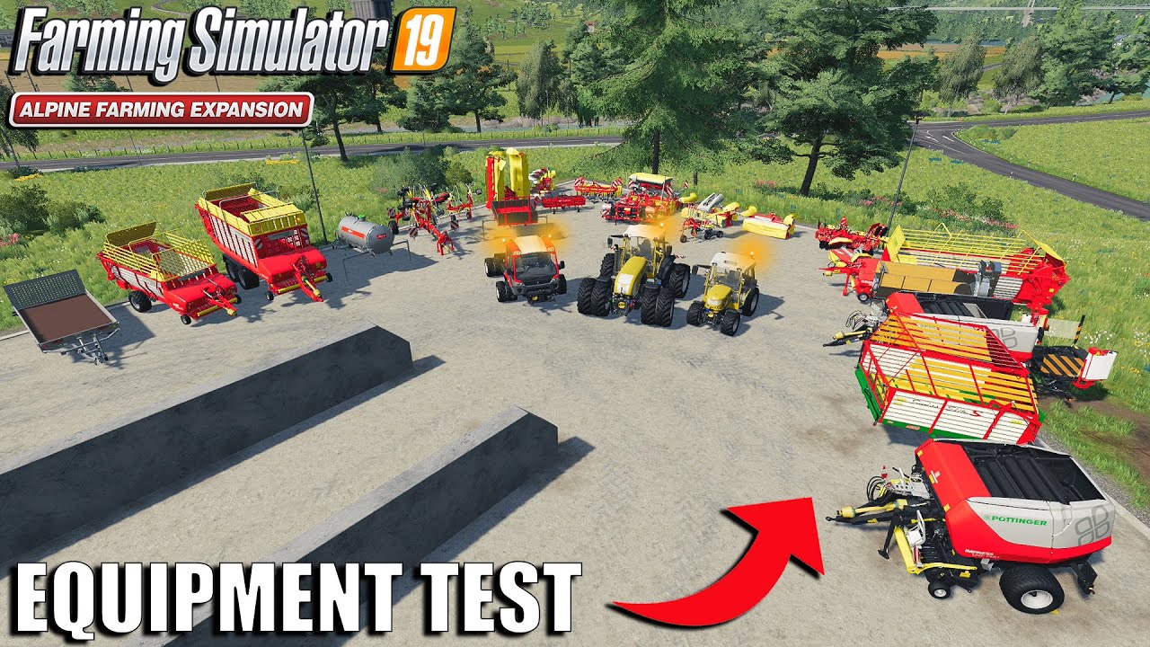 Testing ALL Equipment from the Alpine DLC |  Farming Simulator 19 Alpine DLC