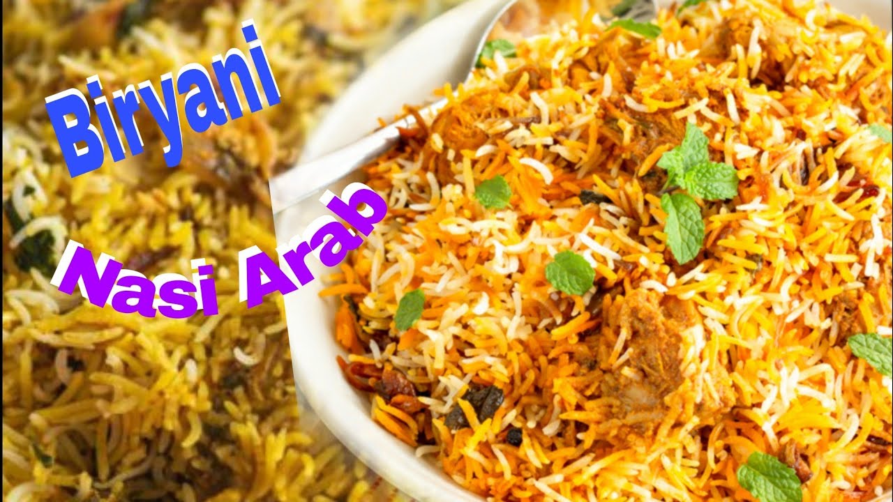Biryani Rice || Biryani Daging Kambing, Kesuka'an Orang Arab,Nasi Biryani Ala @MamawinaTKWarab