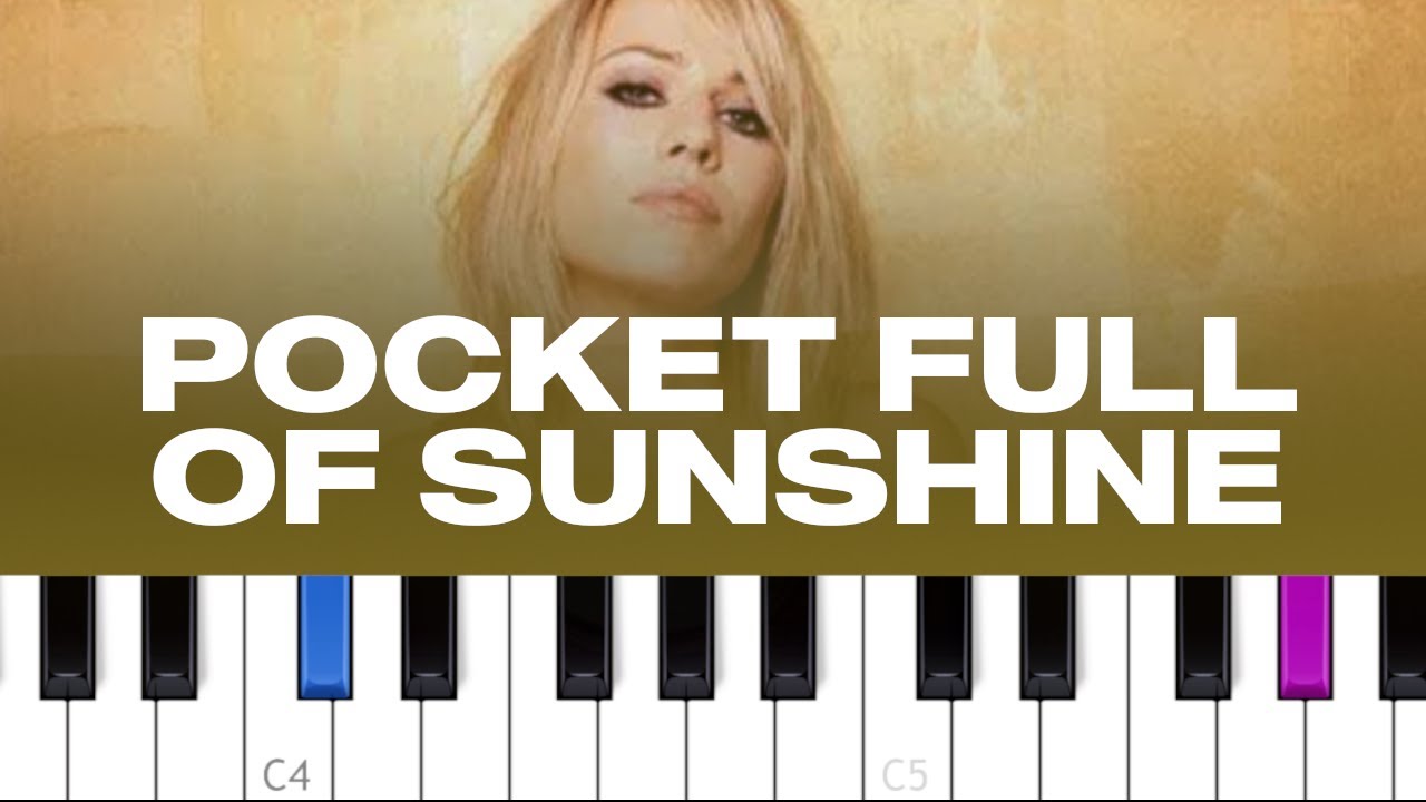 Natasha Bedingfield - Pocketful of Sunshine (piano tutorial)