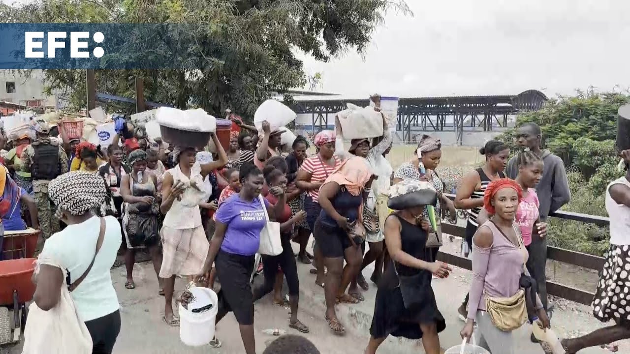 El mercado fronterizo con República Dominicana, solución de los haitianos para abastecerse