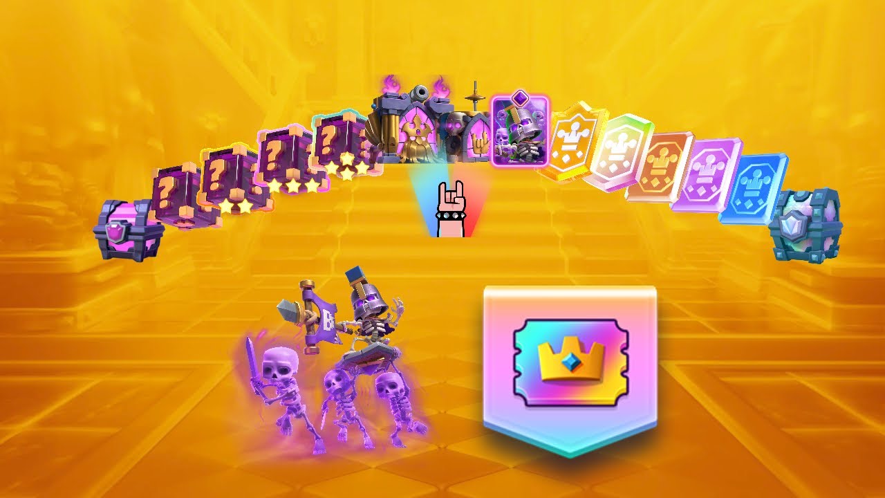 Skeleton Army Evolution! Full Pass Royale Rewards ⚔️