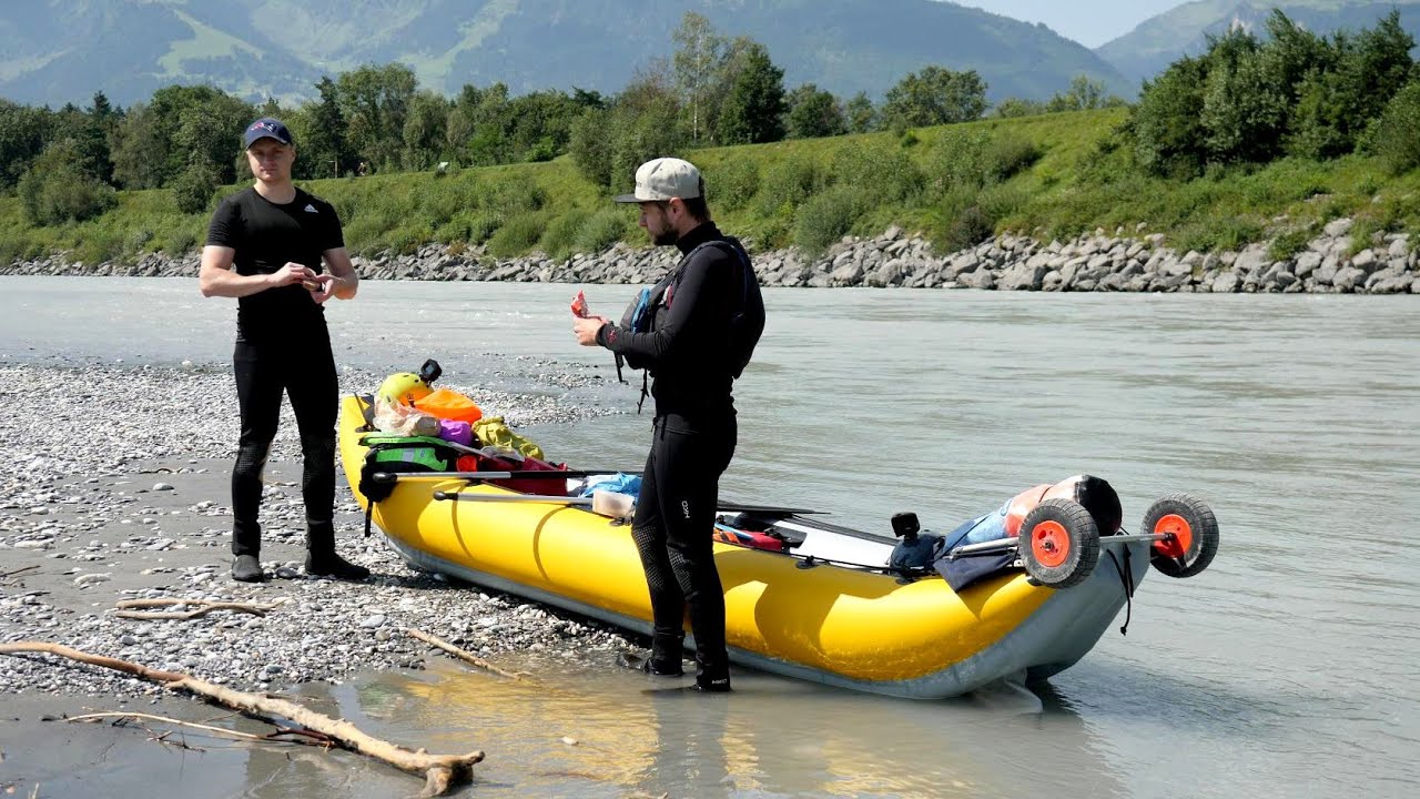 Alpenrhein komplett - Chur bis Bodensee im Kutlici Rio Breit