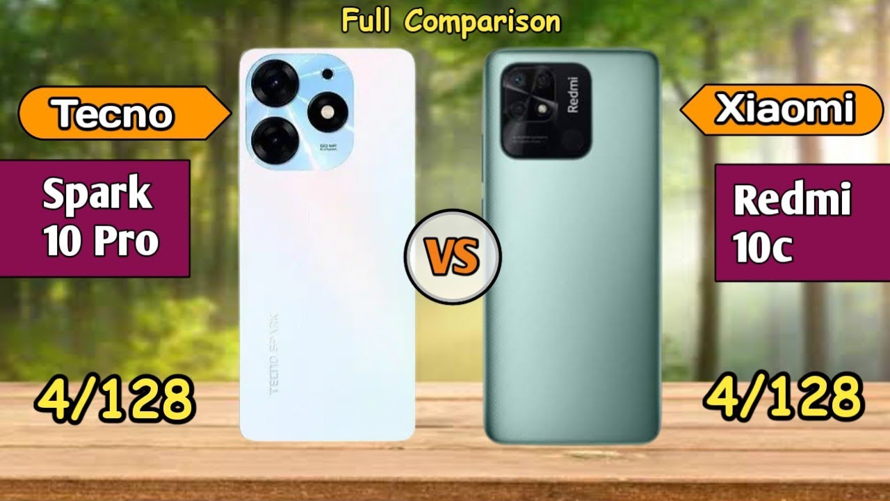Tecno Spark 10 pro Vs Xiaomi Redmi 10c | Tecno Spark 10 Pro vs Redmi 10c  Full Review 