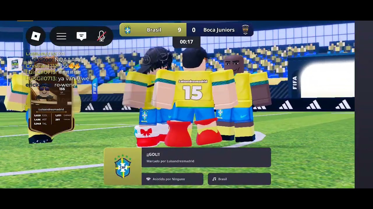 Jugando SuperLiga de Fútbol en Roblox (no me malinterpreten, es el único juego que juego en Roblox 🗿