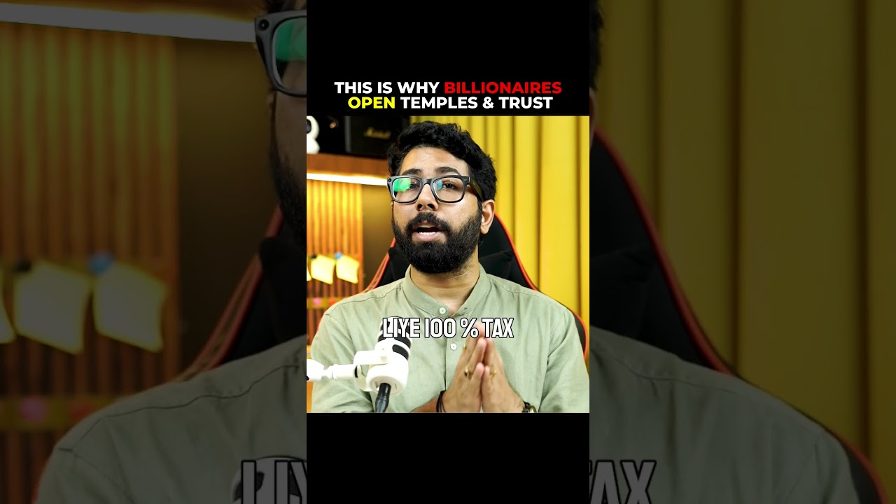 💰 &ldquo;The Secret Behind Billionaires&rsquo; Charities in India | Tax-Free Power Explained&rdquo;