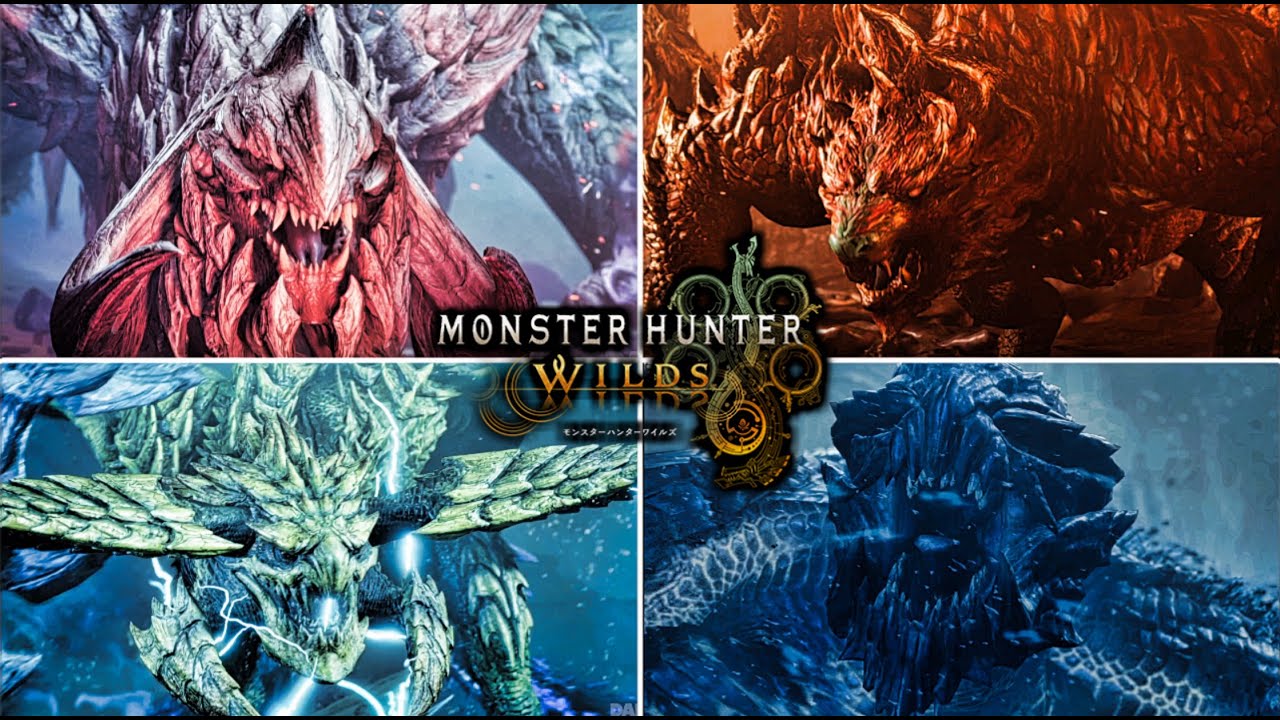 【モンハンワイルズ】全モンスター集 超ド迫力演出シーン 裏ボス含む【Monster Hunter Wilds】【モンスターハンターワイルズ/PS5/steam】
