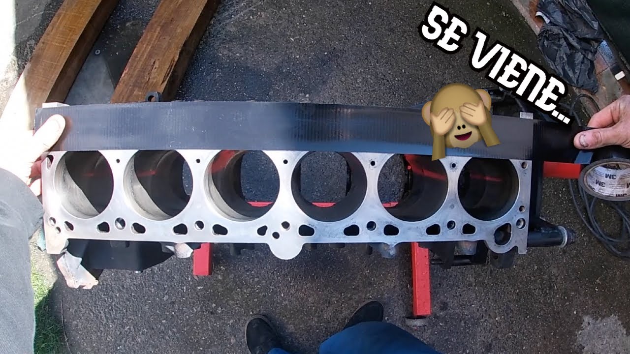 ¡A trabajar en el m50b20 Turbo! 😋. Bloque pintado, pequeño porteo a la culata y algún experimento...
