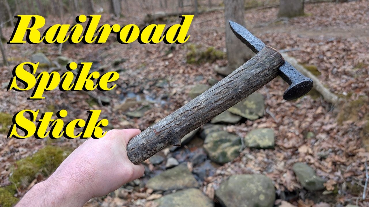 Railroad Spike Stick