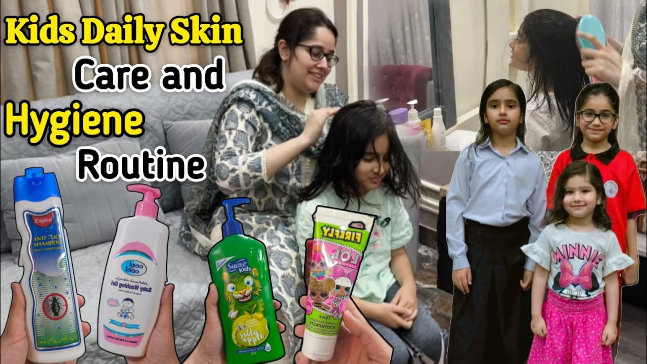 My kids daily skin care and hygiene routine || Summers skin care and hygiene routine