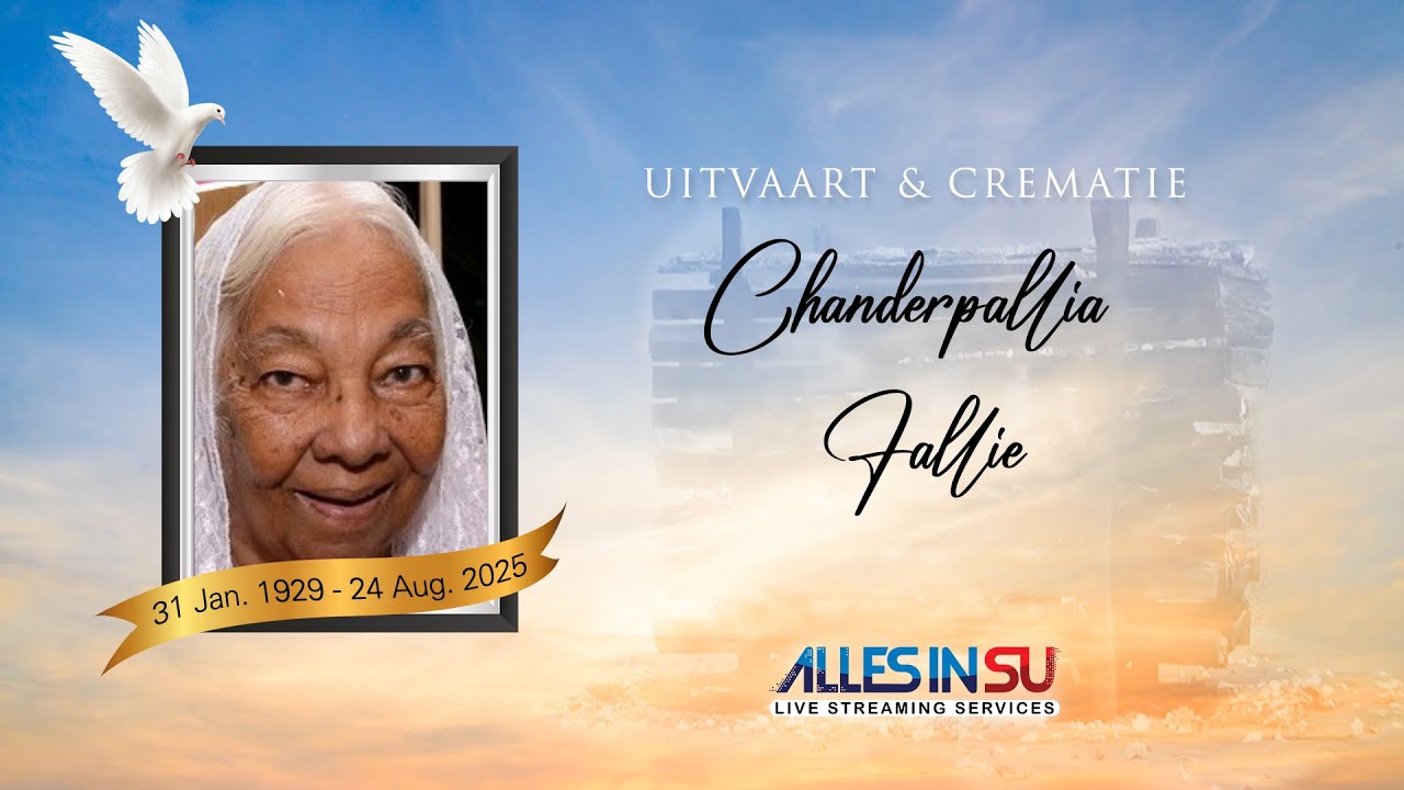 Live Streaming Uitvaart & Crematie: Chanderpallia Falie