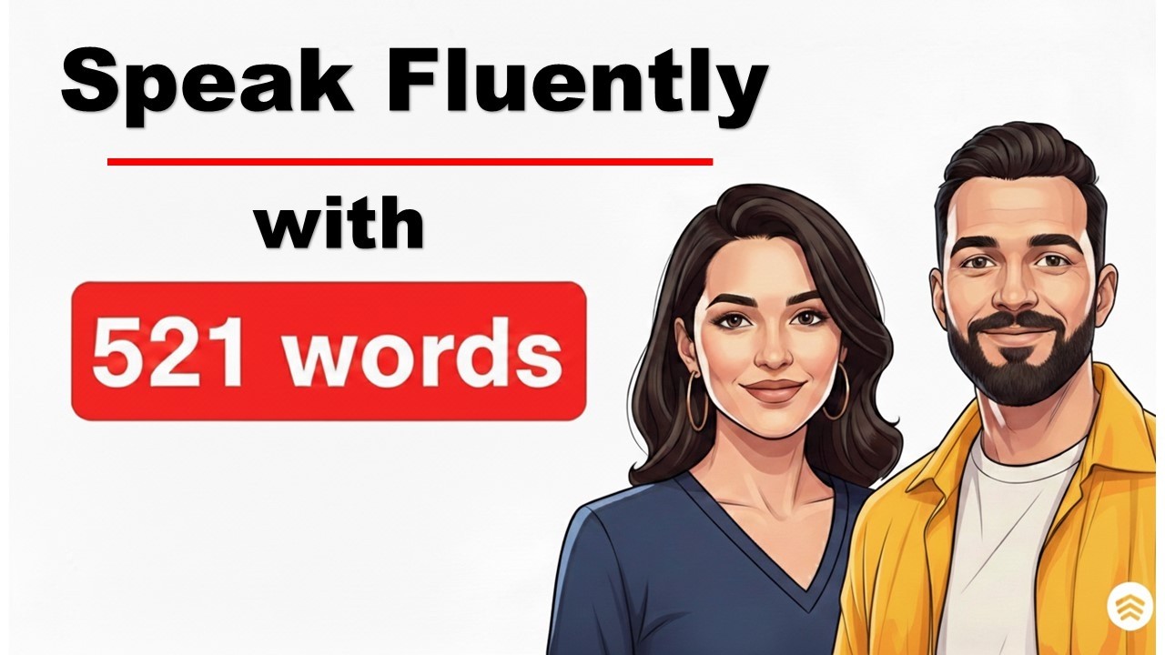How to Speak English with Only 521 Words | No Grammar, No Teacher Needed | Easy English Podcast