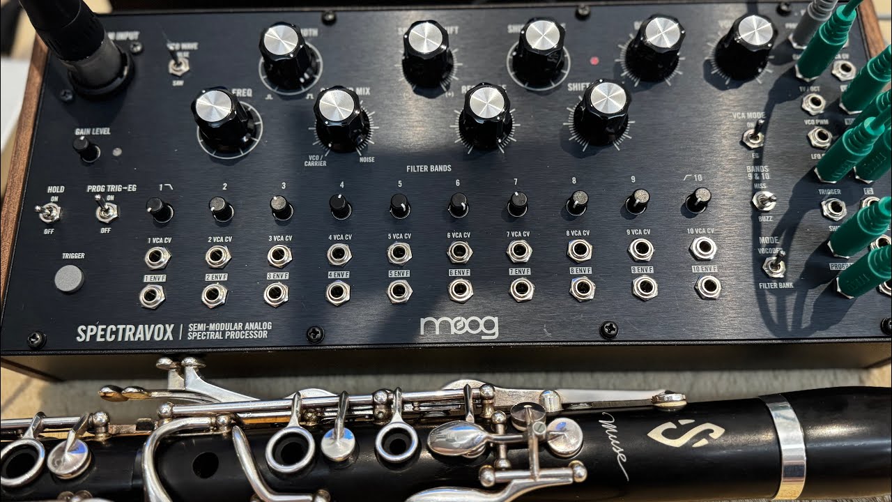 Moog Spectravox vocoder mode small hack: 2 Program Inputs & Spectravox’s VCO sounding together!